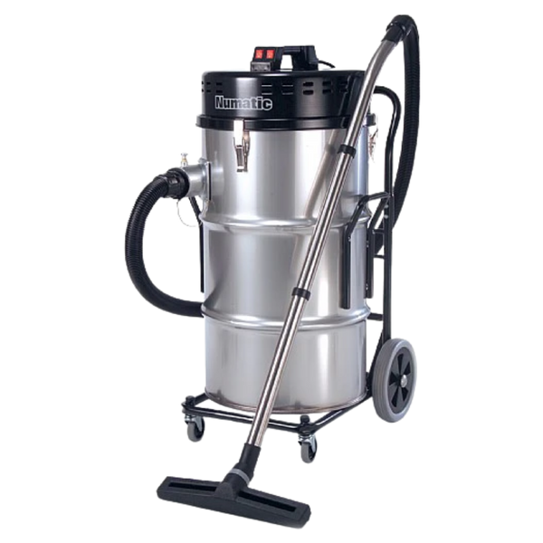 Numatic NTT2003-2 industrial triple-motor dry vacuum cleaner with steel drum