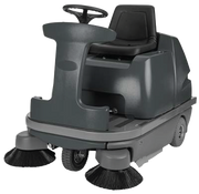 Numatic NU12 TRS Ride-On Floor Sweeper – heavy-duty industrial warehouse cleaning machine with dual front brushes