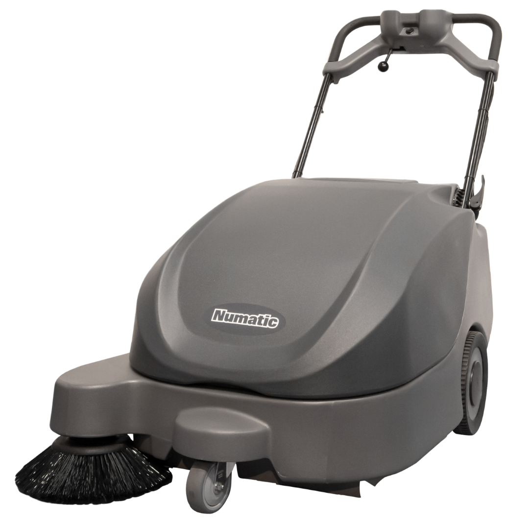 Numatic NU5 Cordless Industrial Floor Sweeper – battery-powered warehouse and factory floor cleaning machine
