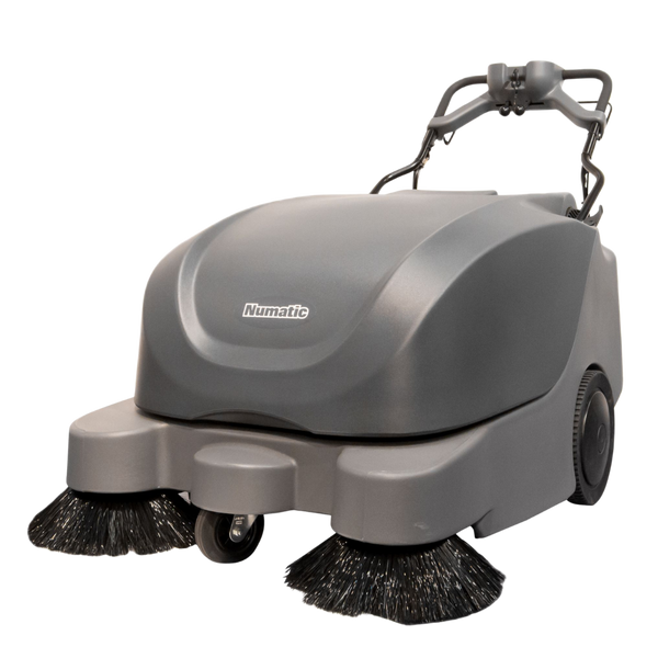Numatic NU9 Battery Floor Sweeper – cordless industrial cleaning machine for warehouses, factories, and commercial floors