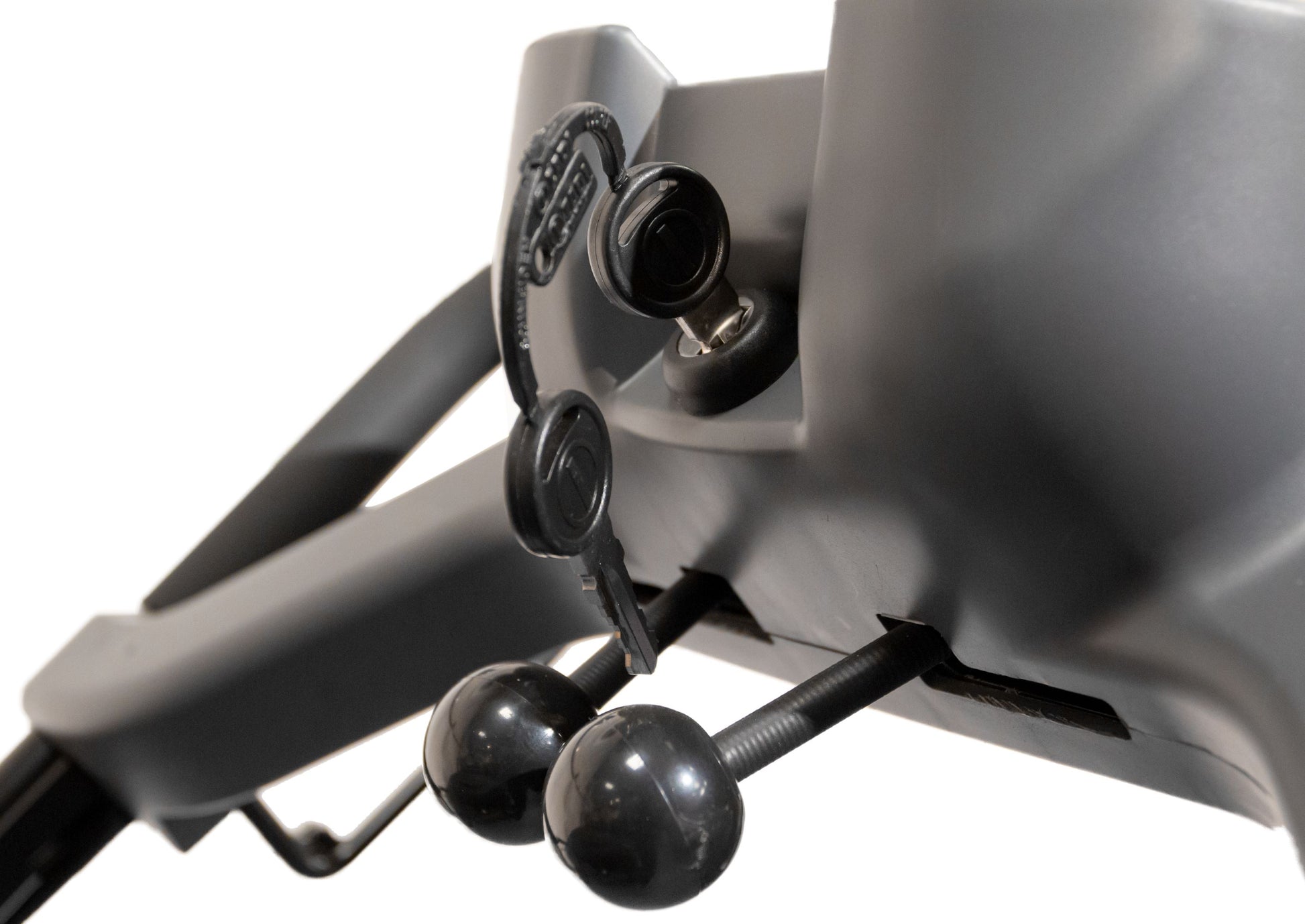 Close-up of Numatic NU9 industrial sweeper brush system designed for efficient dust and debris collection