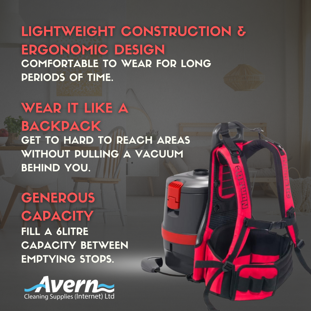 Numatic RSV150 backpack hoover technical specifications and build quality