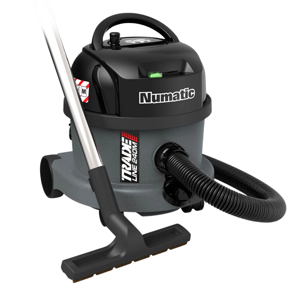 Numatic TRM240 M-Class vacuum cleaner with HEPA H14 filter for industrial dust extraction