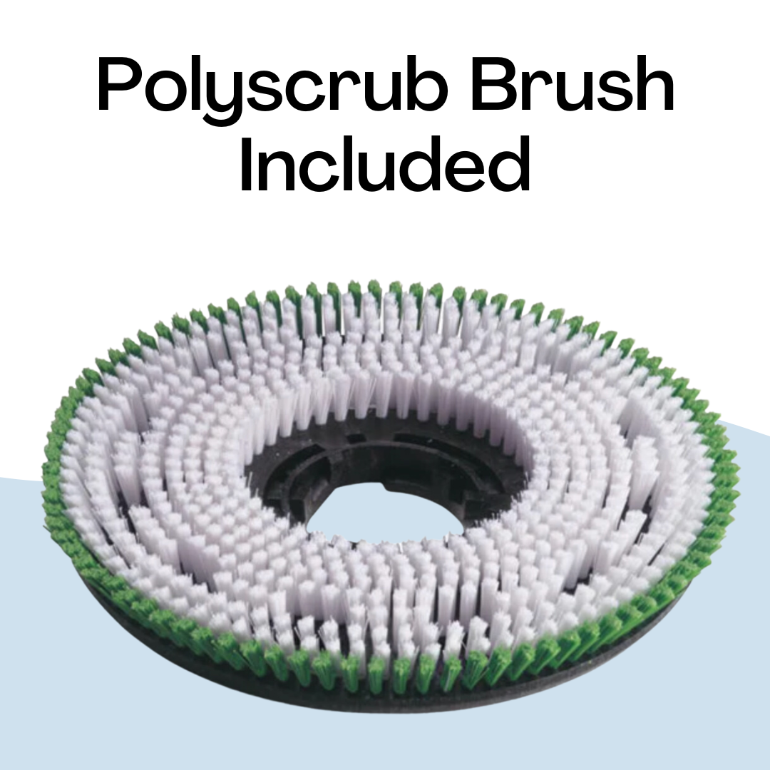 Polyscrub cleaning brush included with the Numatic TTB3045NX scrubber dryer