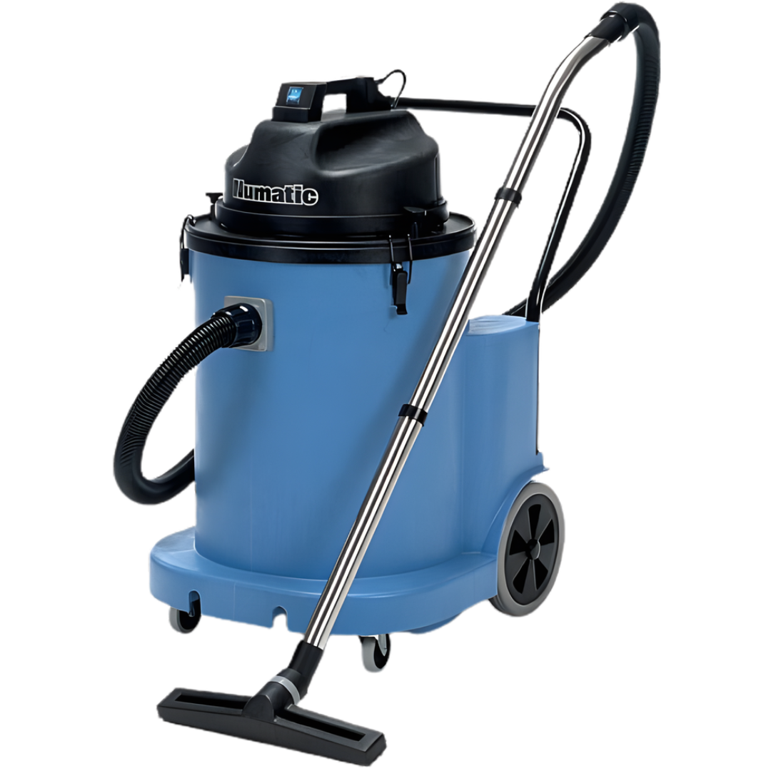 Numatic WVD1800DH 70L industrial wet vacuum cleaner with stainless steel wand and floor tool