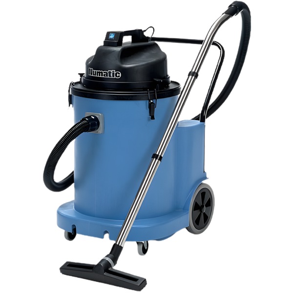 Numatic WVD1800DH 70L industrial wet vacuum cleaner with stainless steel wand and floor tool