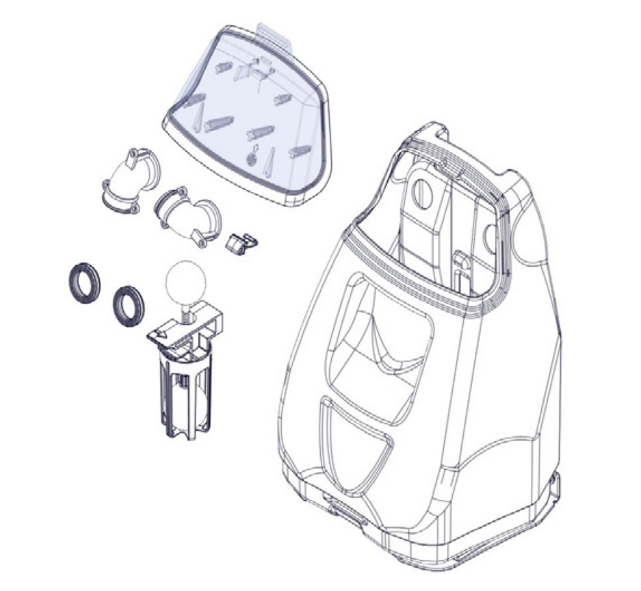 Numatic 913827 Waste Water Tank kit