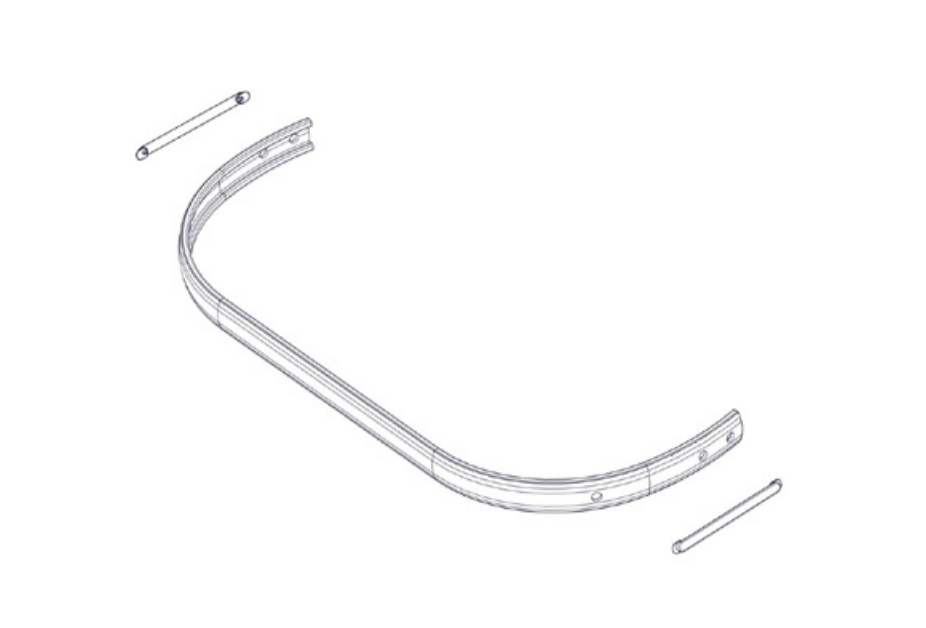 Numatic 913838 Deck Buffer Kit