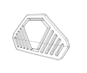 Numatic 914444 Grill Moulding