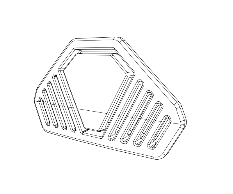Numatic 914444 Grill Moulding
