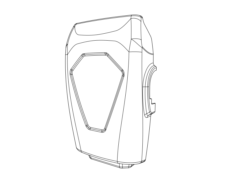 Numatic 914445 Front handle cover