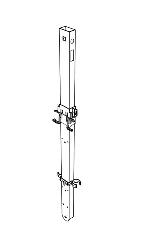 Numatic 914463 Handle Tube With Clips