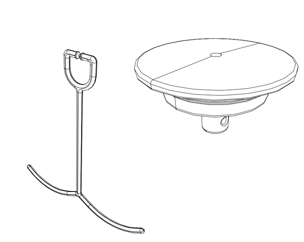 Numatic 915563 Clean Water Tank Cap Kit