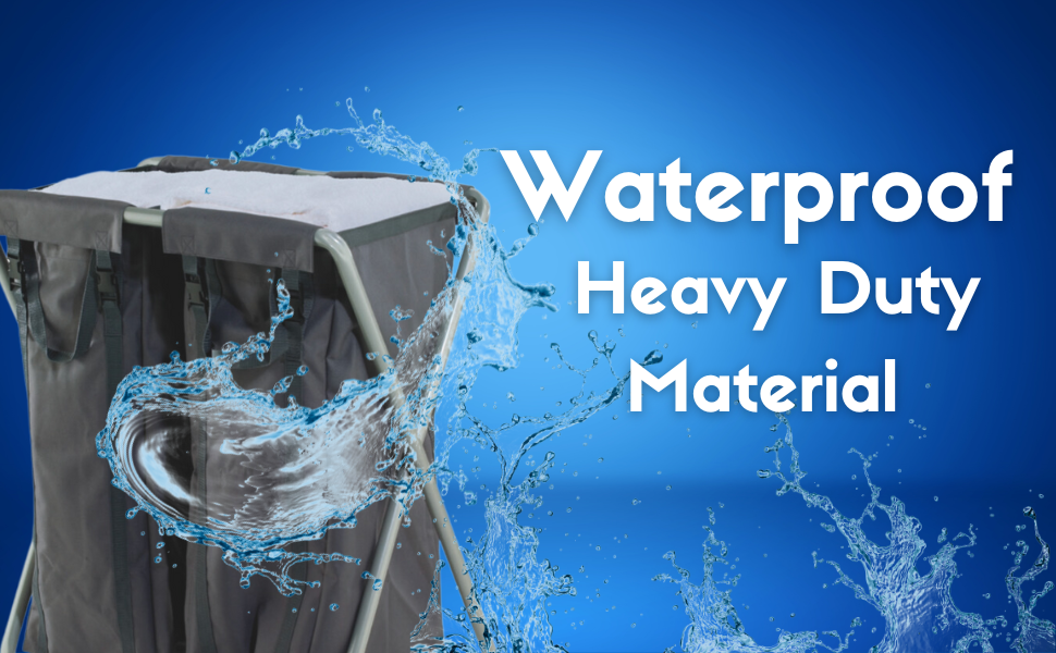 Waterproof heavy-duty twin laundry bags on Numatic Servo NX1002 housekeeping trolley