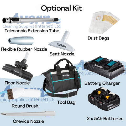 Makita DVC660Z 18v Battery Powered Back Pack Hoover - Machine Only