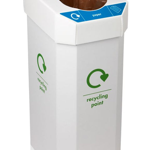 Indoor Recycling Bins 60L Paper Cans Plastic Mixed Recycling