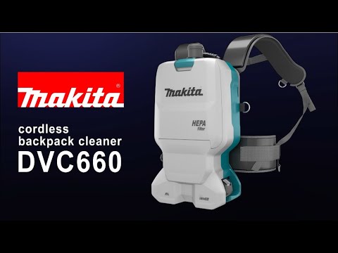 Makita DVC660PTX9 18v Battery Powered Back Pack Hoover - Full kit