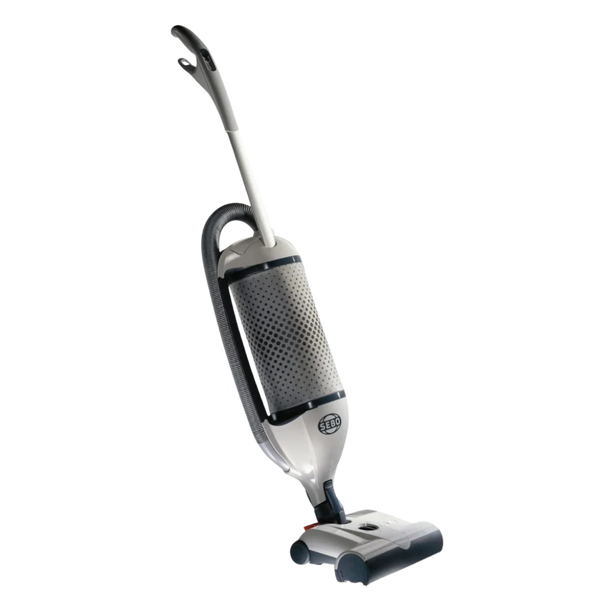 SEBO Dart 1 upright commercial vacuum cleaner with 31cm brush for professional floor cleaning
