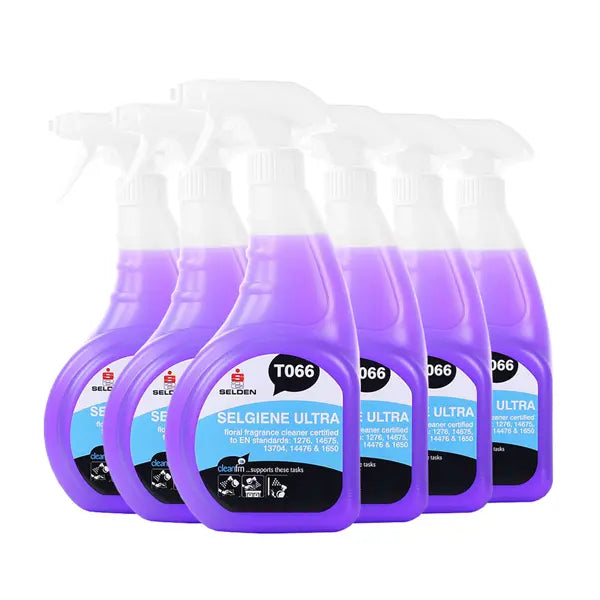 Selgiene Ultra Virucidal Trigger Spray Cleaner T066 750ml (6 Pack) Selden