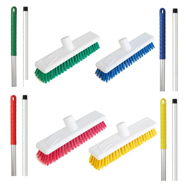 Stiff Broom Set Screw Handle 125cm