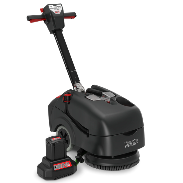 Numatic TTB1840NX-R Compact Battery Powered Scrubber Dryer