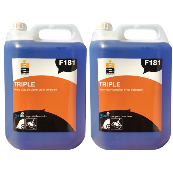 Triple Scrubber Dryer Detergent F181 5L (2Pack)Selden