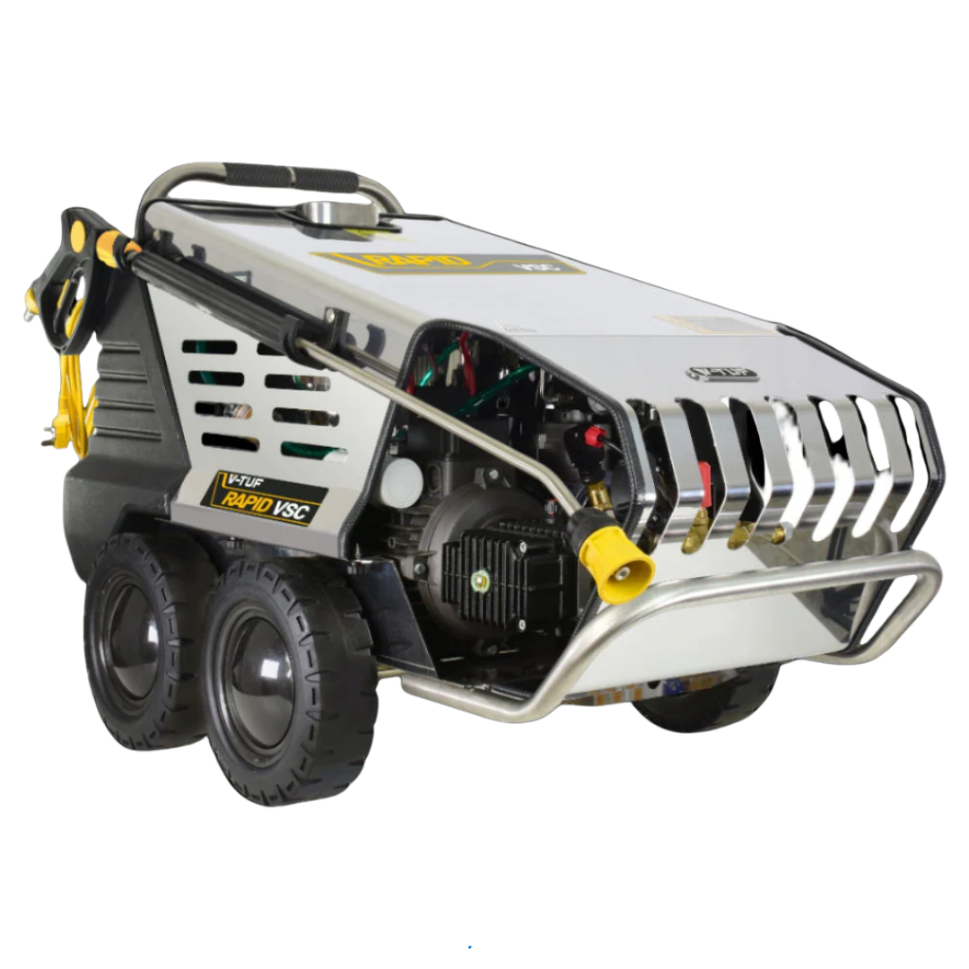 V-TUF RAPIDVSC240V Hot Water Pressure Washer 100Bar (1500psi) 12L/Min 240v