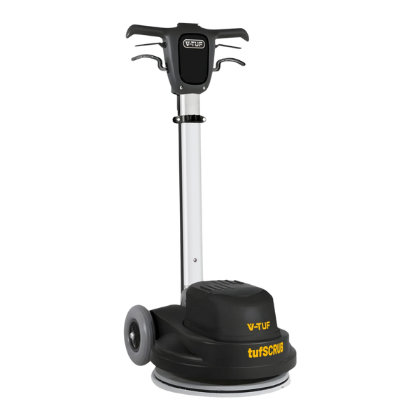 V-TUF tufSCRUB 110V floor polisher and scrubbing machine with 45cm cleaning width for commercial hard floor cleaning