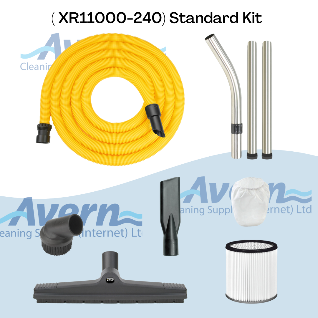 Accessory kit for V-TUF XR11000 including hose, filter and 38mm tool attachments