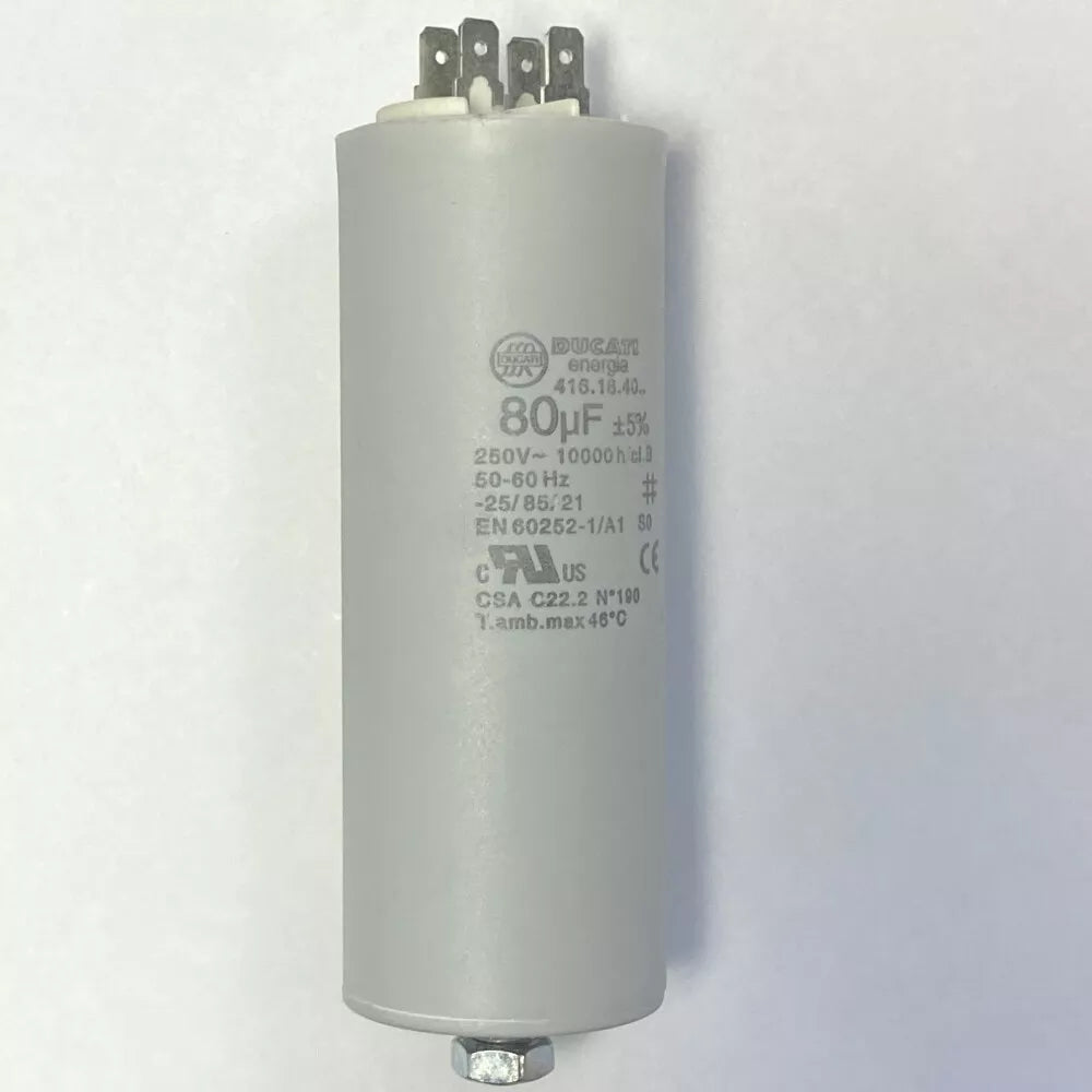 Numatic 208211 80uF Motor Run Capacitor