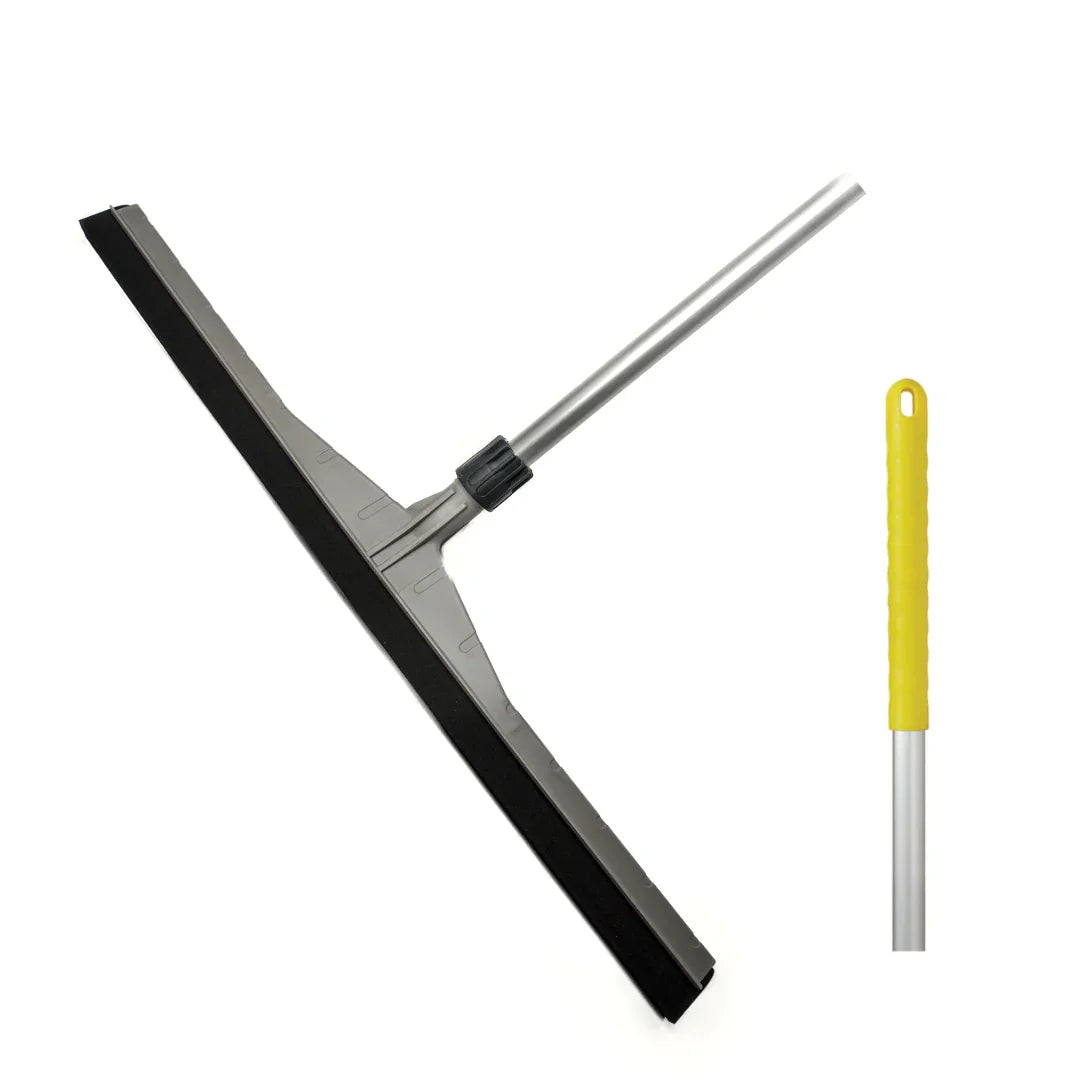 Heavy Duty Floor Squeegee Complete Inc Aluminum Handle 75CM 30" - 6 Pack