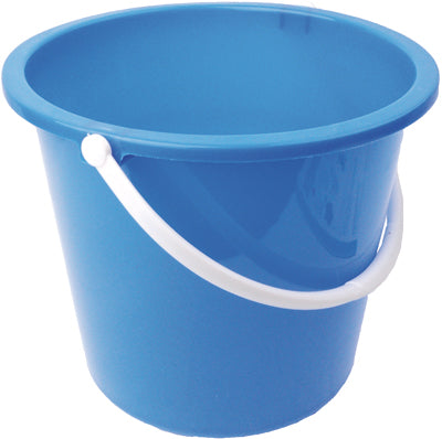 Plastic Bucket With Handle 10 Litre Blue - Robert Scott