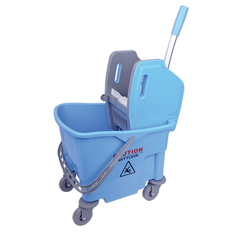 Buffalo Kentucky Mop Bucket and Wringer 25L Blue - Robert Scott