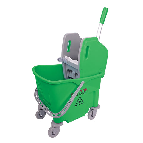 Buffalo Kentucky Mop Bucket and Wringer 25L Green - Robert Scott