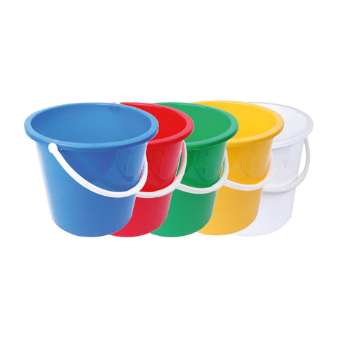 Plastic Bucket With Handle 10 Litre Yellow - Robert Scott
