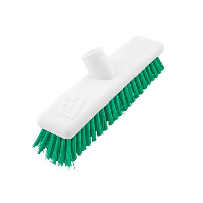Hygiene Broom Screw Head Soft, 30cm / 12" Green 102910 - Robert Scott