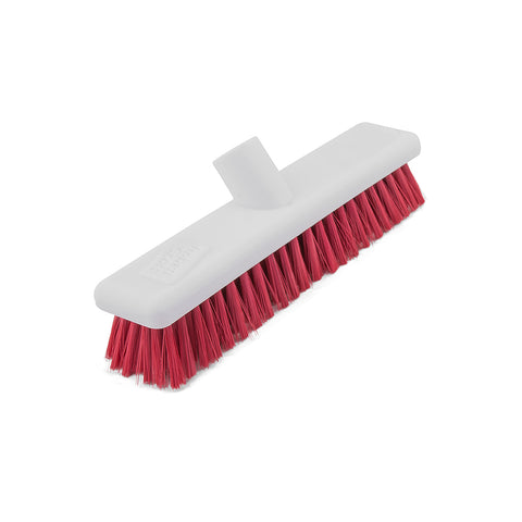 Hygiene Broom Screw Head Soft, 30cm / 12" Red 102910 - Robert Scott