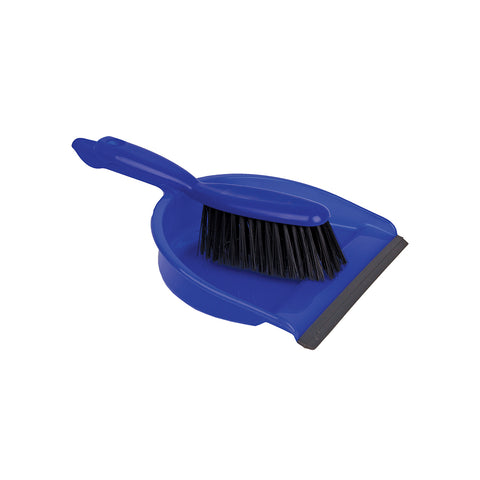 Dustpan & Brush Set Stiff Blue 102942 - Robert Scott