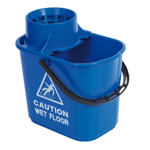 Exel Mop Bucket And Wringer 15 Litre Blue - Robert Scott,