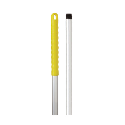 Abbey Hygiene Broom Screw Handle Alloy 125cm Yellow 103132- Robert Scott
