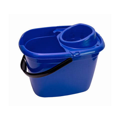 14L Mop Bucket and Wringer - Blue - Robert Scott - Efficient Cleaning and Wringing Solution