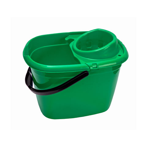 Image 1: Robert Scott Mop Bucket & Wringer in Green