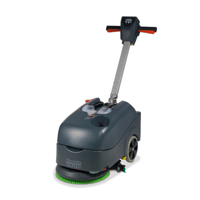 Front view of the  TTB1840G Micro Twintec Scrubber Dryer Battery Powered