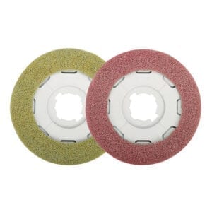 Sebo Floor Cleaning Diamond Pad Yellow - Red  3230ER40C / 3286ER40 12"