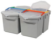 5-litre Tray Pail with Lid, Red / Green / Blue / Yellow - Numatic