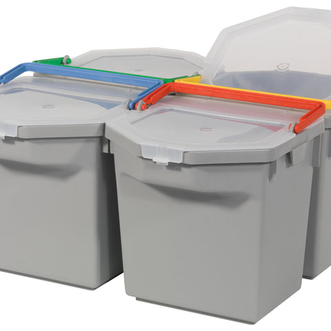 5-litre Tray Pail with Lid, Red / Green / Blue / Yellow - Numatic