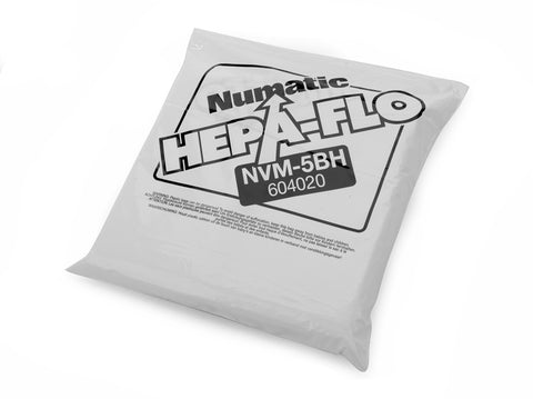 NVM-5BH HepaFlo Open Dust Bags 375mm 10 Pack 604020 Numatic