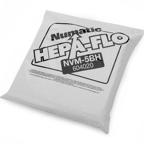 NVM-5BH HepaFlo Open Dust Bags 375mm 10 Pack 604020 Numatic