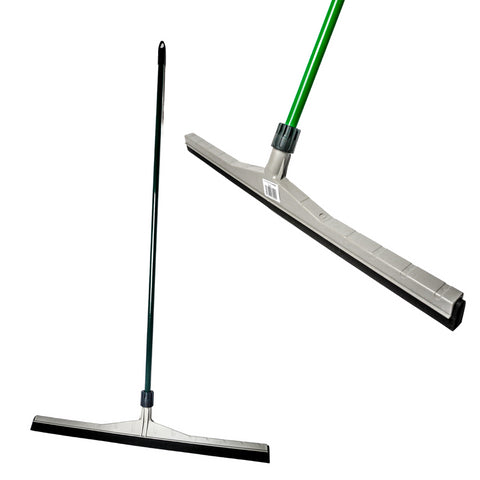 Floor Squeegee Complete 75CM Inc Stainless Steel Handle Green