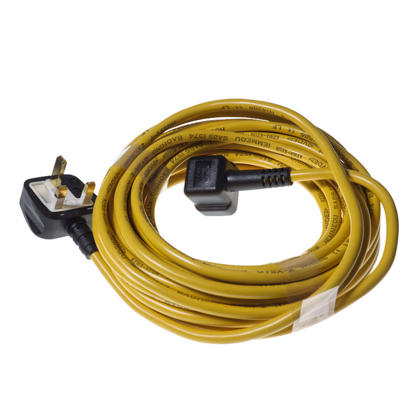 Numatic 911816 Mains Power Cable 10M x 1.5mm 2 Core Cable Yellow